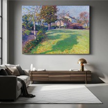 TosbArt Henri Martin Sonbahar Bahçesi Çiçek Resmi Kanvas Tablo Sanat Tablosu Ressam Tablosu