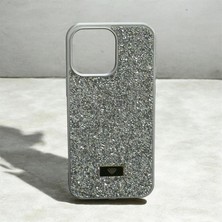 Teleplus iPhone 15 Pro Kılıf Diamond Taşlı Model Bling Kapak