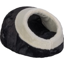 Xmpdby Pet Comfort Nest  Kedi Yatağı Siyah/beyaz 40X40CM
