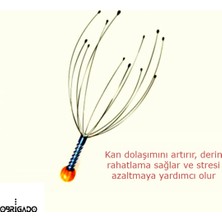 Feyza Design Yenilikçi Kafa ve Boyun Masaj Aleti, Rahatlatıcı ve Ferahlatıcı Kullanım