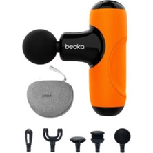 Feyza Design Mini Masaj Tabancası, 5 Kademeli Titreşimli, Çantalı, Profesyonel Kullanım