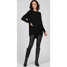 Modelist Baharlık Ince Trıko Uzun Basıc Tunik