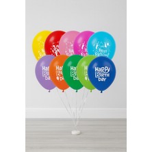 Happy Bırthday Karışık Balon 25'li