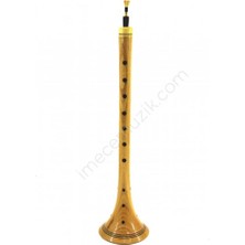 Allians Büyük Boy Vernikli Zurna 37.5 Cm, Sol Boru Halka ve Yedek Kamışlar ile