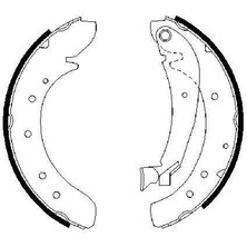 Bosch Xmpdby Arka Fren Balatasi Papuç Peugeot Boxer 94- Citroen Jumper 94- Jumpy 07- Fiat Ducato 94- 1800KG Gs 8546