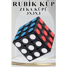 Artlantis Rubik Küp 1 Adet Zeka Küpü Eğitici Oyuncak 3X3X3 Canlı Renkler Magic Cube 6x6 cm