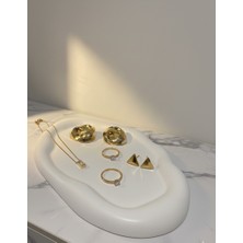 BSR Luisant Dekoratif Bulut Tabak, Takı Organizeri, Hediyelik Alçı Süs Eşyası