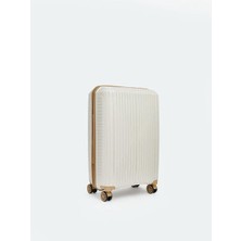 LC Waikiki Kahverengi Kilit Detaylı Küçük Boy Valiz  (S6)