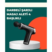 Net Damla Kas Yorgunluğu Giderici Vücut Masaj Tabancası