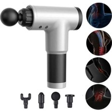 Feyza Design 4 Başlıklı Kablosuz Masaj Aleti, Çok Fonksiyonlu Titreşimli Rahatlatıcı