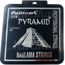 Allians Profesyonel Pyramid Saz Teli 0.18 Kısa Sap + Mızrap Hediye