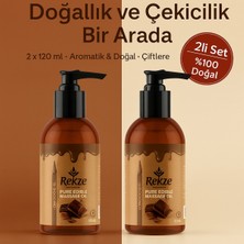 Feyza Design 2 Adet Hologramlı Aromatik Erotik Masaj Yağı 120ML