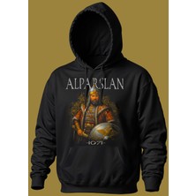 Butişört 'alparslan - Tarihi Karakterler Serisi' Baskılı Dar Kesim Sweatshirt