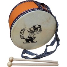 Allians Çocuk Deri Davul Davulcu Baba Temalı Eğlenceli Oyuncak