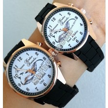 Spectrum Sevgiliye Hediye Çift Saat Kombini Isim ve Tarih Baskılı Erkek Bayan Kol Saatleri Sevgili Saatleri Çift Hediye Seti Doğum Günü Yıl Dönümü Hediyesi