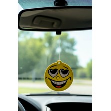 Promosyonik Gülen Yüz Tasarım Ferahlatıcı Oto Kokusu