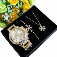 Spectrum Bayan Kol Saati Hediye Takı Seti Kadın Saat Kolye Bileklik Kombini Anneler Günü Saat Seti Doğum Günü Hediyesi Sevgiliye Hediye