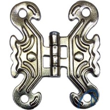 Skygo Dekoratif Sac Kelebek Menteşe - Küçük, Nikel, 1 Adet