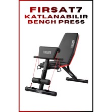 Profesyonel Bench Press Katlanabilir Ayarlanabilir Sırt Açılı Mekik ve Ağırlık Egzersiz Spor Sehpası