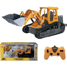 Trust Store Uzaktan Kumandalı Full Fonksiyon 2.4 Ghz  Şarjlı Paletli Kepçe  Sesli ve Işıklı Iş Makinesi