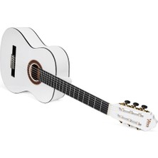 Allians VC104TWT Klasik 4/4 Beyaz Gitar Seti Sap Çelikli ve Kılıf ile