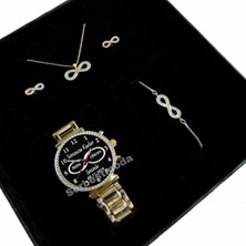 Spectrum Kadın Kol Saati Anneler Günü Hediyesi Kişiye Özel Bayan Saat Sevgiliye Hediye Takı Hediye Seti Kolye Küpe Bileklik Kombini