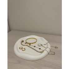 BSR Luisant Dekoratif Bulut Tabak, Takı Organizeri, Hediyelik Alçı Süs Eşyası