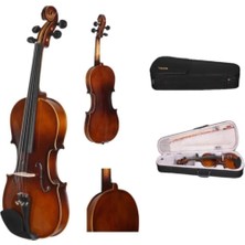 Allians Tam Boy Antik Keman Seti, Kutu, Yay ve Reçine ile Mükemmel Ses