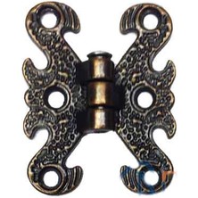 Skygo Zamak Kelebek Menteşe - Küçük, 30x40mm, Oksit, 100 Adet