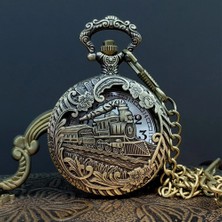 Livenda Tren Tasarımlı Köstekli Saat