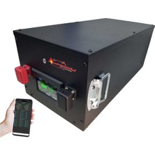 Amperium Yeni Nesil 51.2V 100AH Lifepo4 Akü Solar Sistemler Için Calb