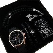 Spectrum Erkek Kombin Saat Seti Çakmak Tesbih Bileklik Sevgiliye Hediye Doğum Günü Sevgililer Günü Hediyesi Erkek Kol Saatleri Hediye Seti Erkeğe Hediye