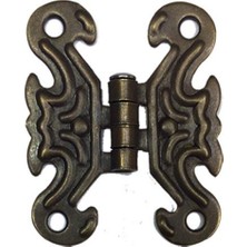 Skygo Dekoratif Sac Kelebek Menteşe - Küçük, Antik, 100 Adet