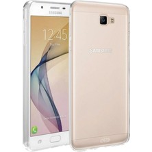 OZGN Newface Samsung Galaxy J7 Prime Kılıf Lüx Şeffaf Silikon