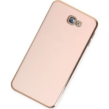 OZGN Newface Samsung Galaxy J7 Prime Kılıf Volet Silikon - Pembe