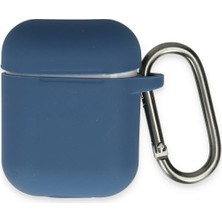 OZGN Newface Airpods 2 (2.nesil) Hang Kılıf - Lacivert