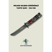 Outdoorun Welder Kelebekk Görünümlü Tanto Çakı – 22,5 cm