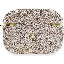 OZGN Newface Airpods Pro 2 (2.nesil) Luz Taşlı Kılıf - Pembe