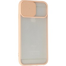 OZGN Newface Iphone 6 Kılıf Palm Buzlu Kamera Sürgülü Silikon - Pembe