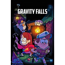 Allians Gravity Falls 2012 Film Poster 500 Parça Puzzle, Eğlenceli ve Detaylı Yapboz