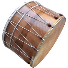 Allians Asma Davul CD-50HP Gürgen Ahşap Kasa 50 cm Tek Taraf Hayvan Deri Ipli Boncuklu