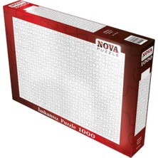 Allians Beyaz Imkansız Puzzle 1000 Parça, Zeka ve Sabır Geliştirici Eğlence