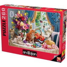 Allians Enerjik Kediler 260 Parça Yapboz Puzzle, Eğlenceli ve Zekayı Geliştiren Oyun