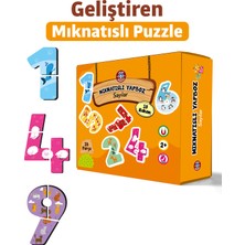 Allians Renkli Mıknatıslı Eğlenceli Puzzle Sayılar ile Zeka Geliştirici Oyun
