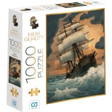 Allians Gemi Temalı 1000 Parça Profesyonel Hobi Puzzle, 48X68CM, Eğlenceli ve Zihin Açıcı