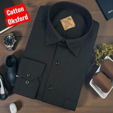 Eren Style Pamuklu Uzun Kollu Oxford Klasik Yaka Alttan Düğmeli Erkek Gömlek (Regular Kalıp)