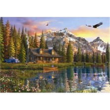 Allians Renkli 2000 Parça Yapboz Puzzle - Eski Ev Teması, Eğlenceli ve Zihin Açıcı