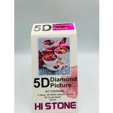 Allians 50X40 Boncuklu Taş Işleme Mozaik Puzzle Elmas Goblen Tablo