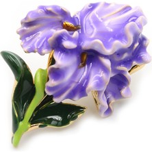 Royaleks Çiçek Broş - Mor