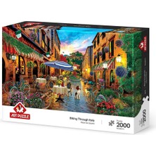 Allians Italya Manzarası 2000 Parça Puzzle, Eğlenceli ve Detaylı Yapım Seti